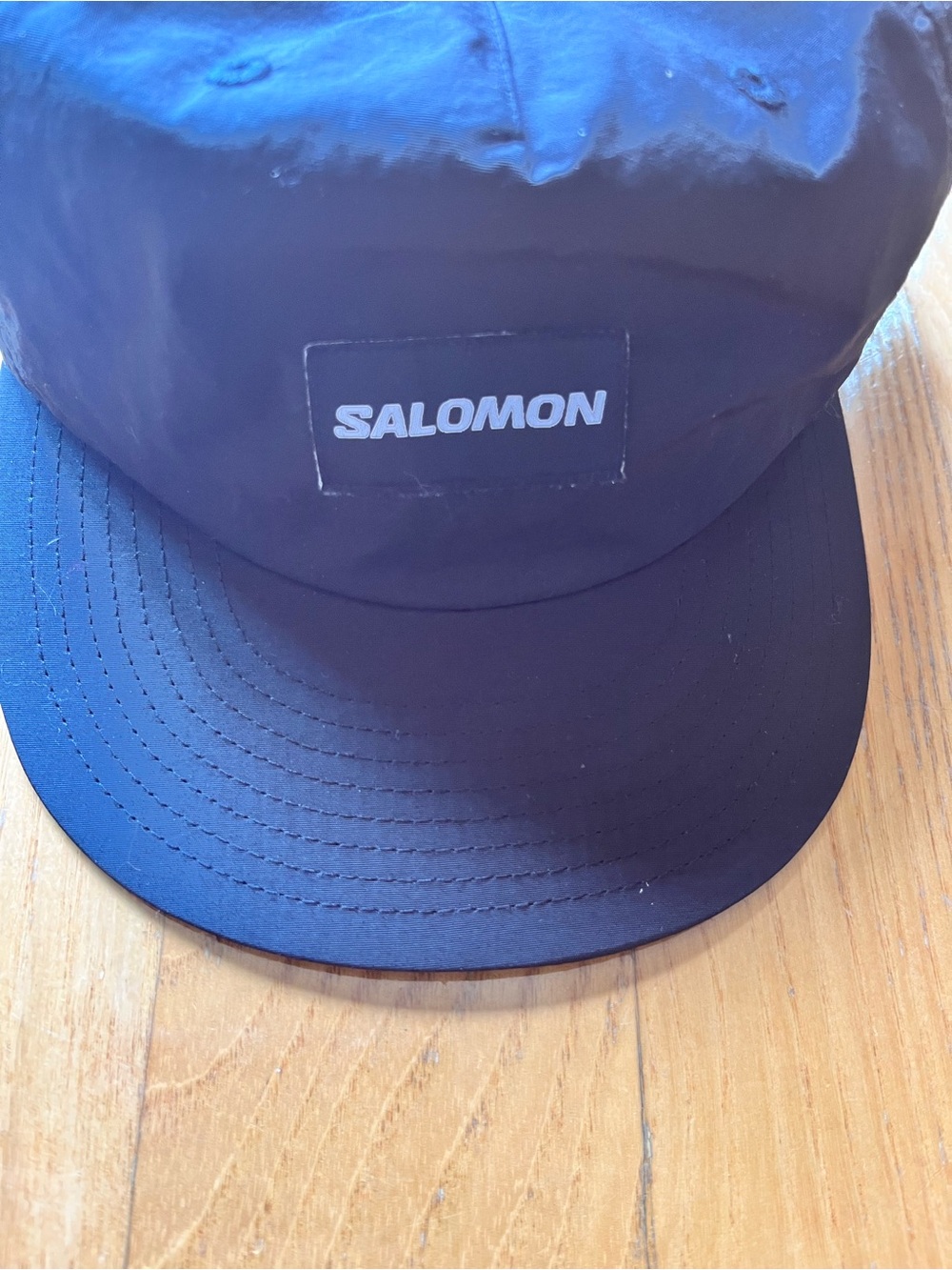 Salomon vintage Black Cap with White Logo - Picture 2 of 3